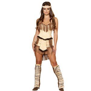 Pocahontas 4 Piece Halloween Costume Set